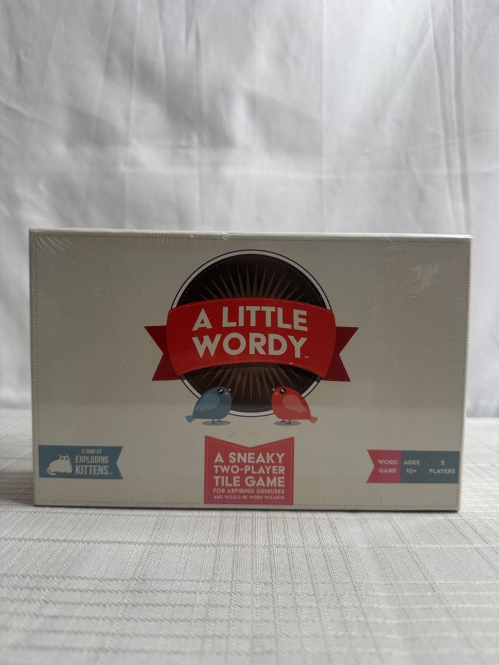 A Little Wordy Tile Game Party Word Game Exploding Kittens BRAND NEW SEALED